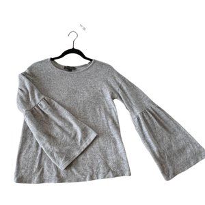 Grey, Bell Sleeve Light Sweater (PRIMARK, US 6)